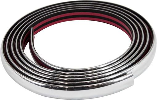 Bumper Trim, Caprice 94-96 Front Bumper Molding, Plastic, Chrome, Replacement ECC-218