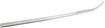 Bumper Trim, Grand Marquis 98-03 Rear Bumper Molding, Rh=Lh, Plastic, Chrome, Replacement F763502