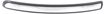 Hyundai Rear, Passenger Side Bumper Trim-Chrome, Replacement H763705