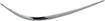 Mercedes Benz Front, Passenger Side Bumper Trim-Chrome, Replacement M016137