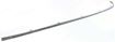 Mercedes Benz Rear, Driver Side Bumper Trim-Chrome, Replacement M763708