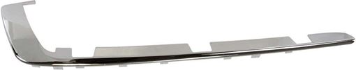 Cadillac Rear, Passenger Side Bumper Trim-Chrome, Replacement REPC763713