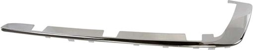 Cadillac Rear, Driver Side Bumper Trim-Chrome, Replacement REPC763714