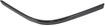 Hyundai Front, Passenger Side Bumper Trim-Primed, Replacement REPH016101