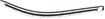 Hyundai Front, Driver Side Bumper Trim-Primed, Replacement REPH016102