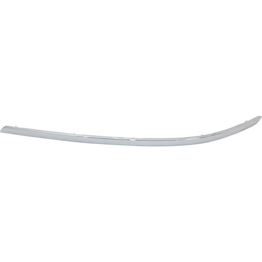 Hyundai Front, Driver Side Bumper Trim-Chrome, Replacement REPH016110