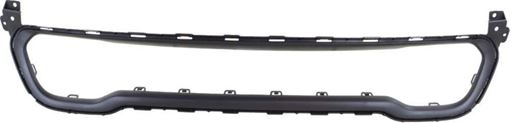 Jeep Front Bumper Trim-Black, Plastic, Replacement REPJ015306Q