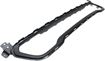 Jeep Front Bumper Trim-Dark Gray, Plastic, Replacement REPJ015306