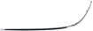 Mercedes Benz Front, Driver Side Bumper Trim-Chrome, Replacement REPM016116