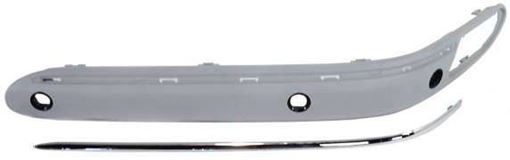 Mercedes Benz Front, Driver Side Bumper Trim-Primed, Replacement REPM016128