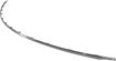 Mercedes Benz Rear, Center Bumper Trim-Chrome, Replacement REPM763506