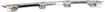 Mercedes Benz Front, Passenger Side Bumper Trim-Chrome, Replacement REPM763723