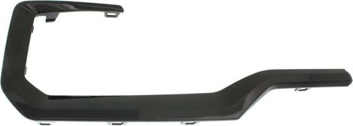 GMC Rear, Driver Side Bumper Trim-Black, Plastic, Replacement RG76370004