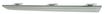 Honda Rear, Passenger Side Bumper Trim-Chrome, Plastic, Replacement RH76370003