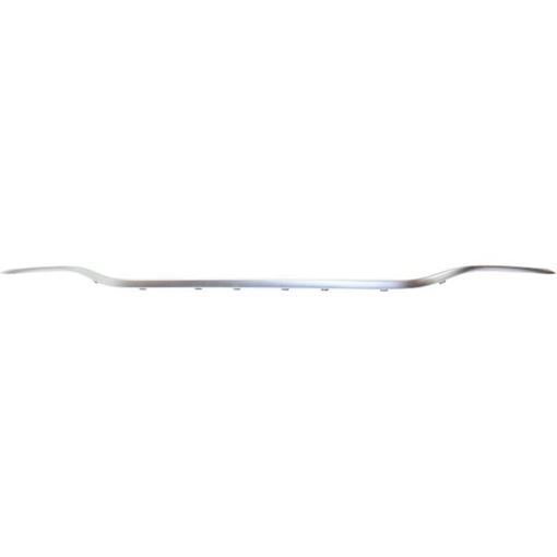 Mercedes Benz Rear, Center Bumper Trim-Chrome, Plastic, Replacement RM76350003