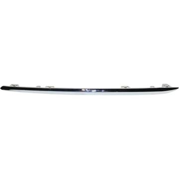 Mercedes Benz Rear, Driver Side Bumper Trim-Chrome, Plastic, Replacement RM76370002