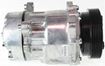 AC Compressor, Golf 99-01 A/C Compressor, Natural Finish, New, 6-Groove Serpentine Belt, With Clutch | Replacement ARBV191101