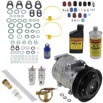 AC Compressor, Mdx 03-06 / Pilot 05-07 A/C Compressor Kit, With Rear Air | Replacement REPA191111