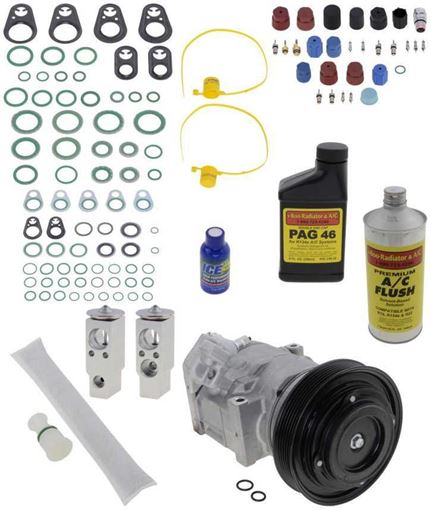 AC Compressor, Mdx 07-13 / Pilot 09-11 A/C Compressor Kit, W/O Rear Air | Replacement REPA191113