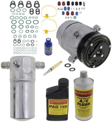 AC Compressor, Park Avenue 1997 A/C Compressor Kit, 2Nd Design | Replacement REPB191124