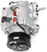 AC Compressor, Trailblazer 03-07 A/C Compressor, V8, 4-Groove | Replacement REPC191128