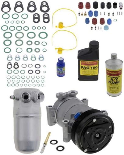 AC Compressor, Suburban 96-99 A/C Compressor Kit, V8, W/O Rear Air, Oem Type | Replacement REPC191163