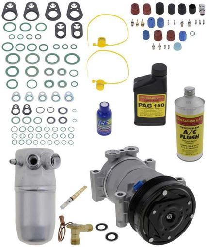 AC Compressor, Suburban 96-99 A/C Compressor Kit, V8, With Rear Air, Oem Type | Replacement REPC191164