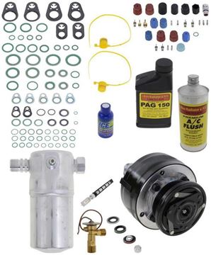 AC Compressor, Suburban 1992 A/C Compressor Kit, 5.7/7.4L, With Rear Air | Replacement REPC191166