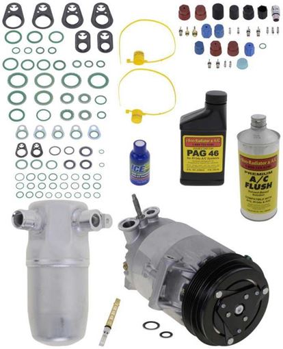 AC Compressor, Malibu Classic 04-05 A/C Compressor Kit, 2.2L | Replacement REPC191171