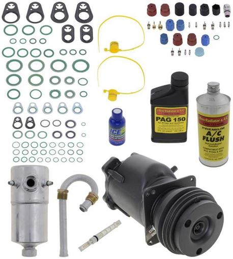 AC Compressor, Malibu 1977 A/C Compressor Kit, 4.1/5.0/5.7L | Replacement REPC191183