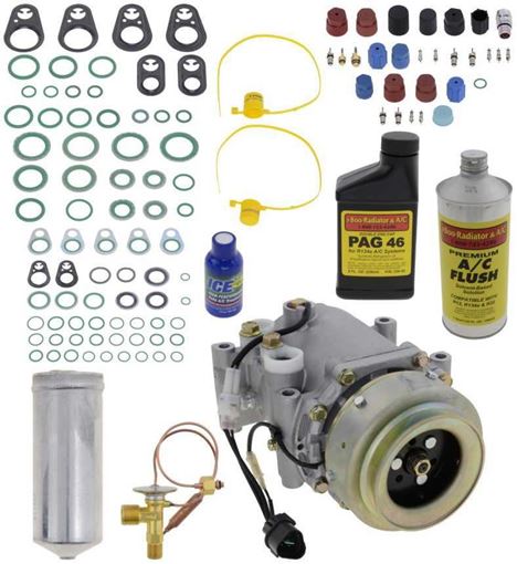 AC Compressor, Montero Sport 00-04 A/C Compressor Kit, 6Cyl | Replacement REPC191187