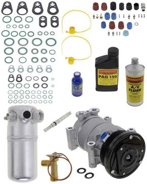 AC Compressor, Express Van 96-97 A/C Compressor Kit, W/ Rear Air | Replacement REPC191193