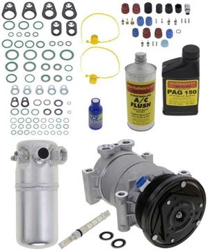 AC Compressor, Express Van 98-98 A/C Compressor Kit, W/O Rear Air | Replacement REPC191194