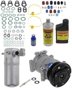 AC Compressor, Express Van 00-02 A/C Compressor Kit, W/O Rear Air | Replacement REPC191195