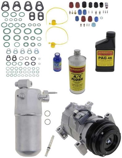 AC Compressor, Express Van 03-14 A/C Compressor Kit, W/O Rear Air | Replacement REPCV191102