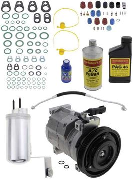 AC Compressor, Pt Cruiser 01-03 A/C Compressor Kit, Auto Trans, Non-Turbo | Replacement REPCV191105