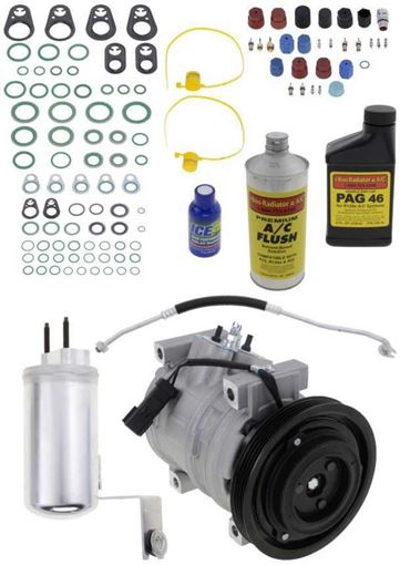 AC Compressor, Pt Cruiser 01-03 A/C Compressor Kit, Manual Trans/Non-Turbo | Replacement REPCV191106