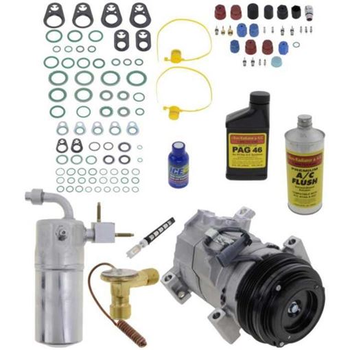 AC Compressor, Suburban 00-01 A/C Compressor Kit, With Rear Air | Replacement REPCV191111