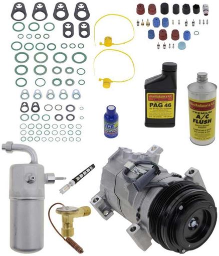 AC Compressor, Suburban 01-06 A/C Compressor Kit, With Rear Air | Replacement REPCV191112