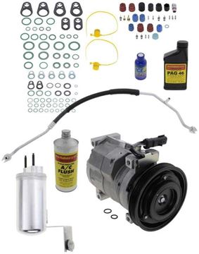 AC Compressor, Pt Cruiser 03-09 A/C Compressor Kit, Turbo, Auto Trans. | Replacement REPCV191117