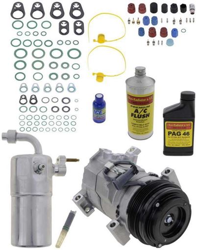 AC Compressor, Silverado P/U / Suburban 2006 A/C Compressor Kit, W/O Rear Air | Replacement REPCV191121