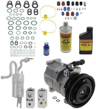 AC Compressor, Pt Cruiser 2006 A/C Compressor Kit, Non-Turbo, Denso 10S17c Type | Replacement REPCV191133