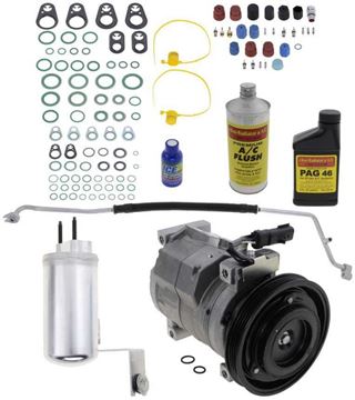 AC Compressor, Pt Cruiser 2004 A/C Compressor Kit, Non-Turbo 10S17c Type | Replacement REPCV191138