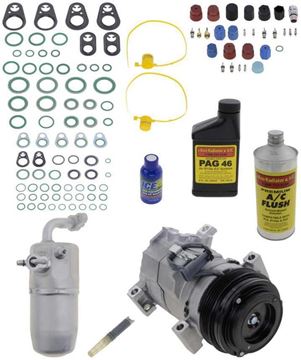 AC Compressor, Suburban 07-09 A/C Compressor Kit, W/O Rear Air | Replacement REPCV191139