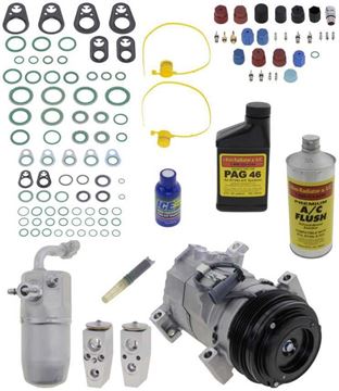 AC Compressor, Suburban 07-09 A/C Compressor Kit, With Rear Air | Replacement REPCV191140