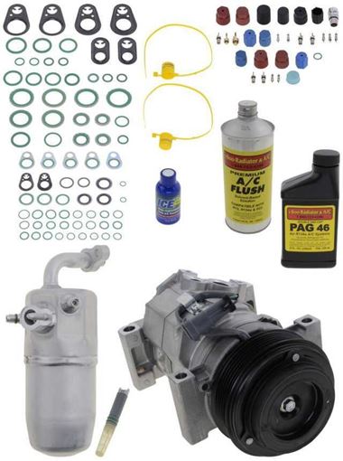 AC Compressor, Silverado P/U 07-09 A/C Compressor Kit, 4.3L | Replacement REPCV191142