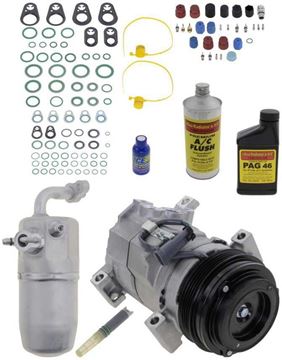 AC Compressor, Silverado / Tahoe 07-09 A/C Compressor Kit, W/O Rear Air | Replacement REPCV191143