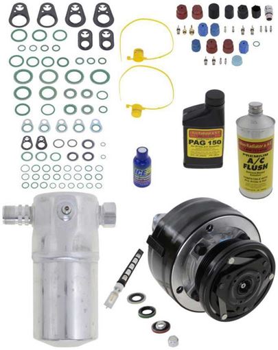 AC Compressor, Ck / Suburban 1992 A/C Compressor Kit, W/O Rear Air, Oem Style | Replacement REPCV191149