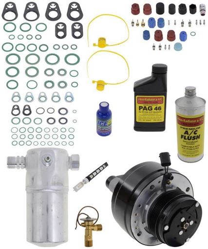 AC Compressor, Suburban 1993 A/C Compressor Kit, Gas, With Rear Air, Scroll Type | Replacement REPCV191159