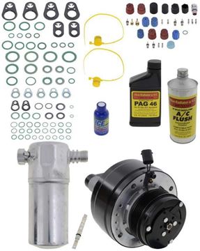 AC Compressor, S10/Blazer 92-94 A/C Compressor Kit, 4.3L, Scroll Type | Replacement REPCV191162